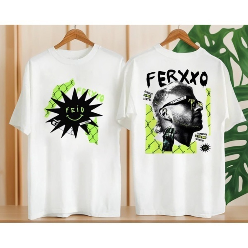 Feid Ferxxo Graphic Tshirt Feid Ferxxo Ferxxocalipsis  Tour Shirt 2 Sided